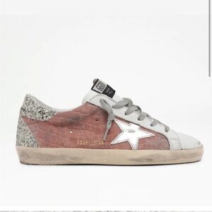 Golden Goose Croco Suede Glitter(37)